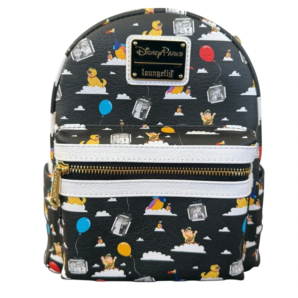 Disney Parks Loungefly Pixar Up Balloon‎ Dug Kevin Carl Ellie Mini Backpack NWT